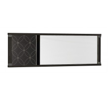 Прямоугольное настенное зеркало в гостиную Мира MIRA-10 венге