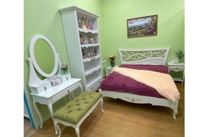 Двуспальная кровать Лиана MUR-114-01 (коса патина)