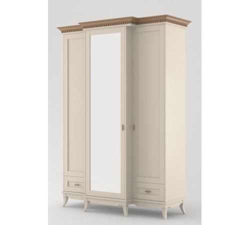 Трехстворчатый шкаф для одежды Римини MUR-118-03 с зеркалом