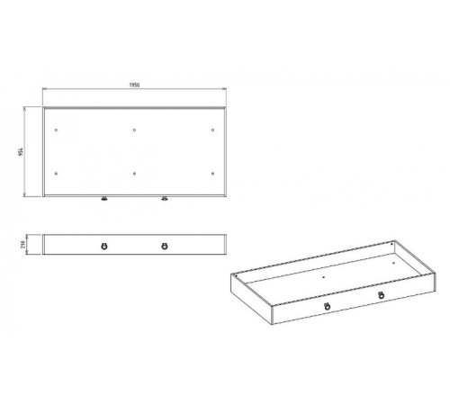 Ящик для детской кровати Мавенна (Mavenna)